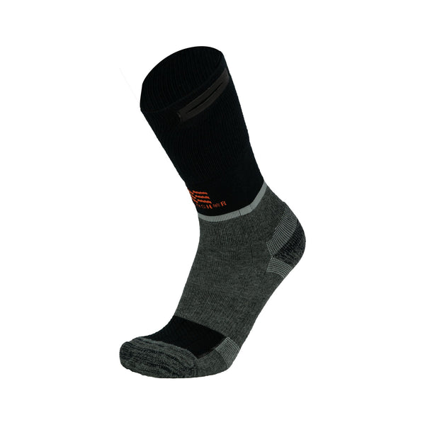 Mobile Warming Technology Sock SM / DARK GREY Merino Heated Socks Unisex Heated Clothing