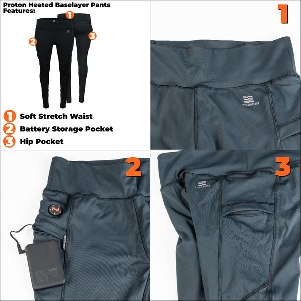  Fieldsheer Proton - Pantalón térmico para mujer con