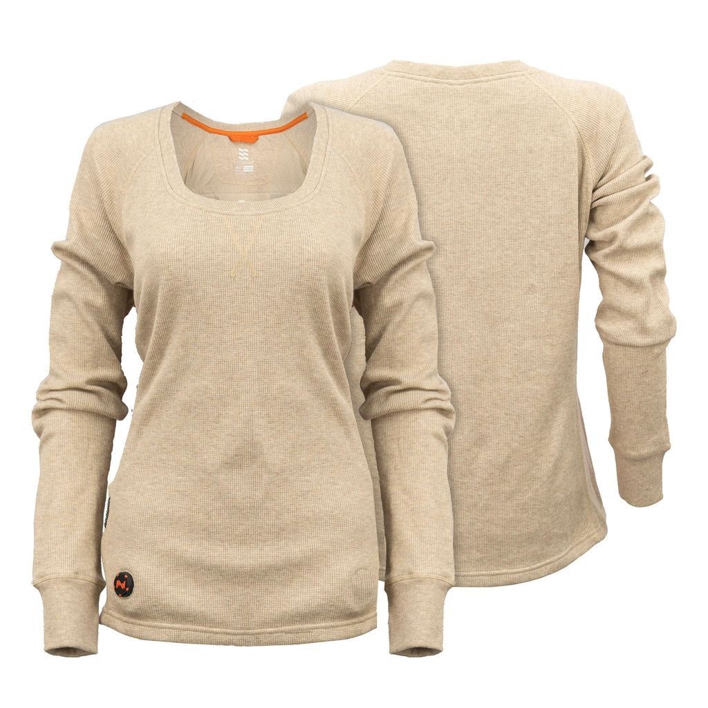 Mobile Warming Technology Baselayers XS / TAN Thermick Baselayer Shirt Women's Heated Clothing