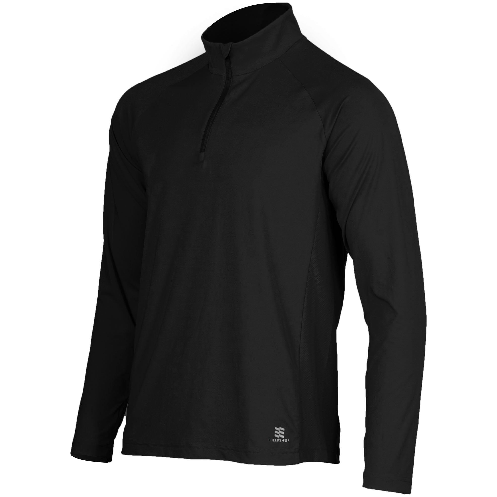Real Comfort® Breathable Cotton Stretch Knit Active Top, Quarter Zip, Long  Sleeves - Chadwicks Timeless Classics