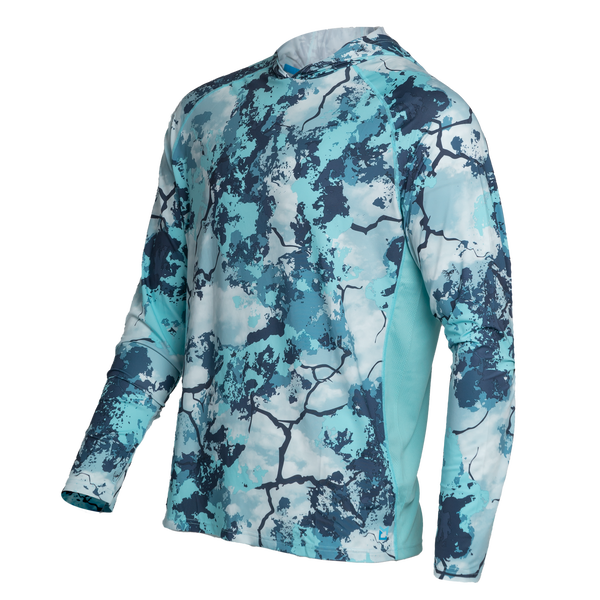 Mobile Cooling Technology Hoodie SM / Kings Ultra Aqua Mobile Cooling® King's Camo® Men's Long Sleeve Hoodie LT Heated Clothing