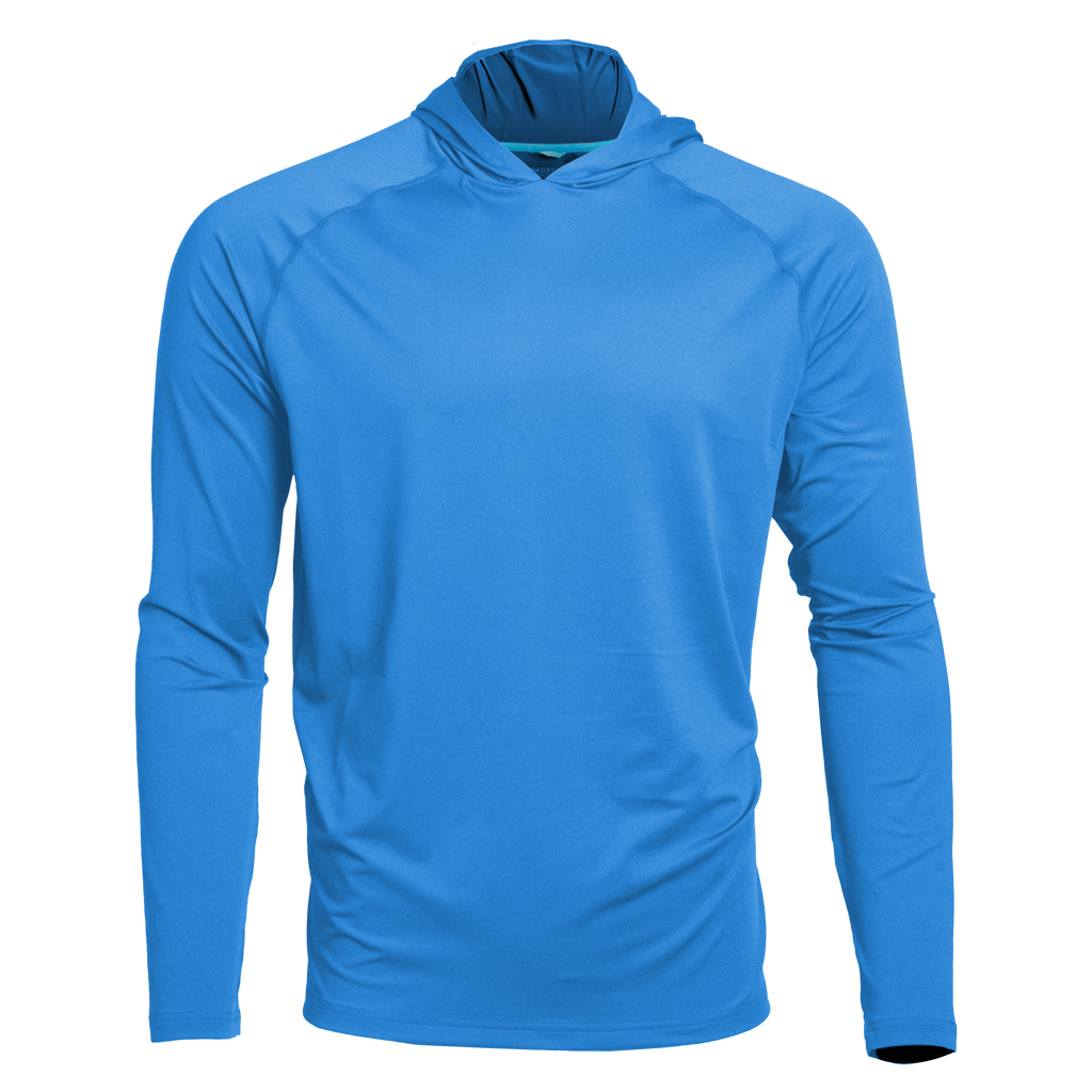 Mobile Cooling Technology Hoodie SM / Blue Mobile Cooling® Men's Hooded Long Sleeve LT Shirt Heated Clothing