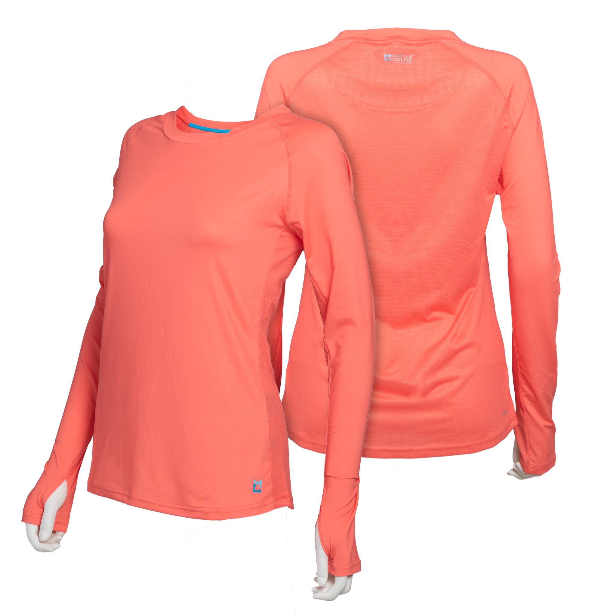 WindRiver Women's T-MAX Heat 4 Way Stretch Supersoft Long Sleeve Heather  Thermal Top