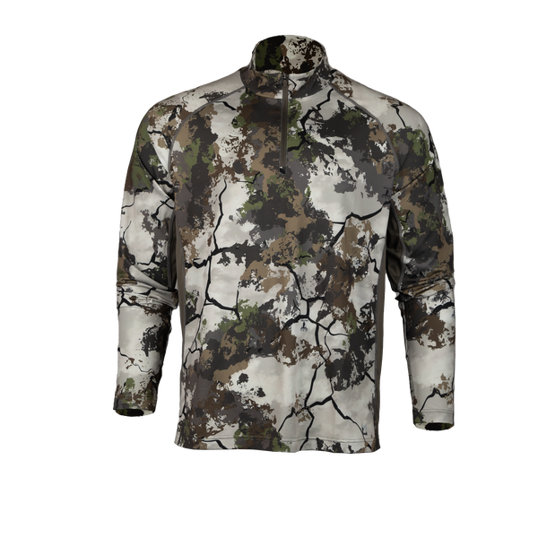 Mobile Cooling Technology Hoodie SM / Kings Ultra Camo Mobile Cooling® King's Camo® Men's Long Sleeve Shirt 1/4 Zip Heated Clothing