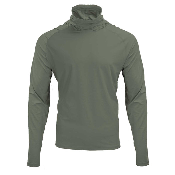 Mobile Cooling Technology Hoodie SM / Morel Mobile Cooling® Men's Hooded Long Sleeve Shirt